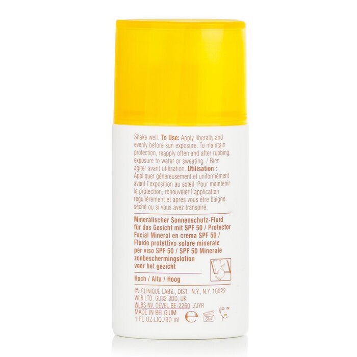 Clinique Mineral Sunscreen Fluid For Face SPF 50 - Sensitive Skin Formula 30ml