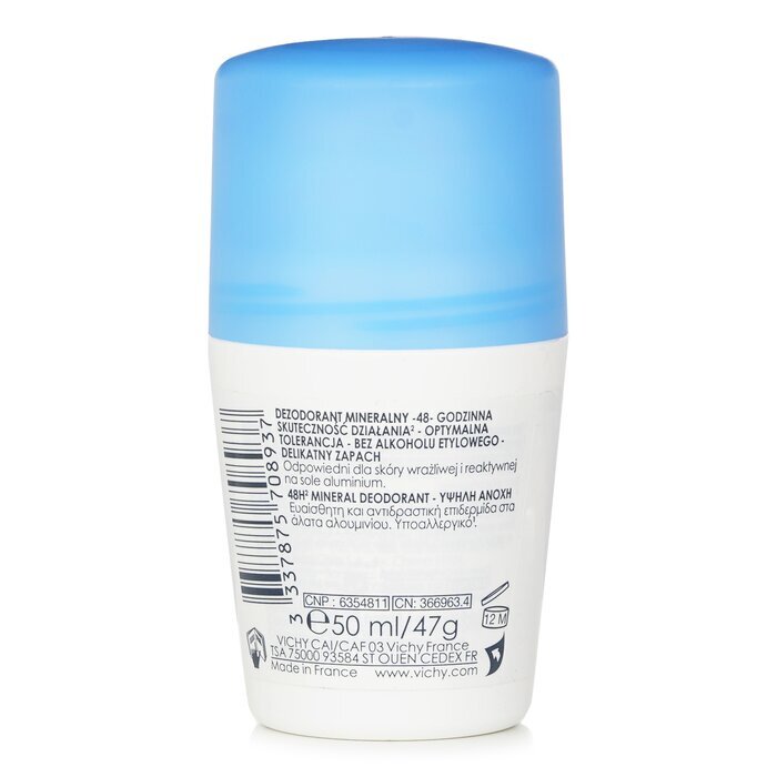 Vichy 48Hr Mineral Deodorant Roll-On 50ml