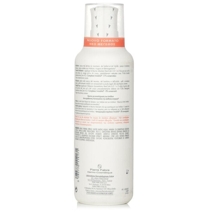 Avene XeraCalm A.D Lipid-Replenishing Balm - For Very Dry Skin Prone to Atopic Dermatitis or Itching 400ml