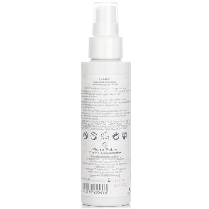 Avene Cicalfate+ Absorbing Repair Spray - For Sensitive Irritated Skin Prone to Maceration 100ml