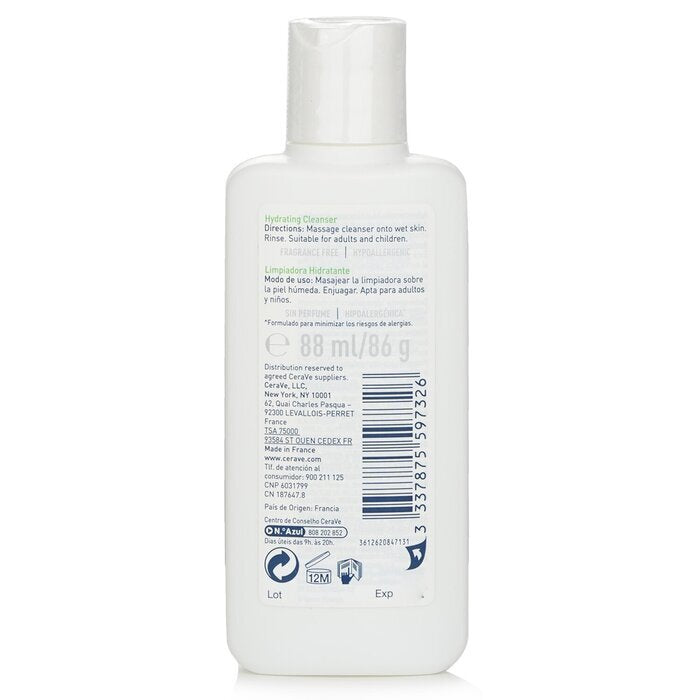 Cerave Hydrating Cleanser Cream For Normal to Dry Skin 88ml