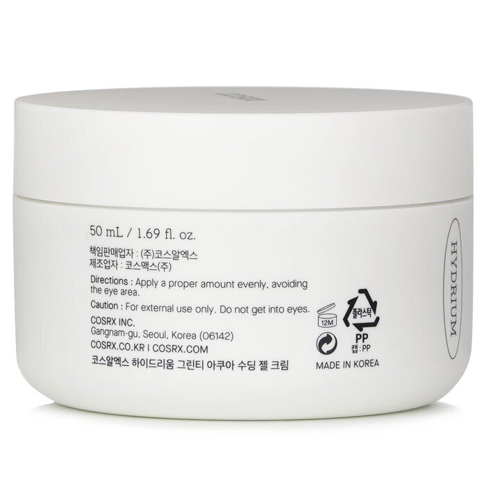 COSRX Hydrium Green Tea Aqua Soothing Gel Cream 50ml