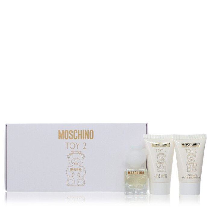 Moschino Toy 2 Gift Set - Mini Eau De Parfum Spray + .8 oz Body Lotion + .8 oz Shower Gel