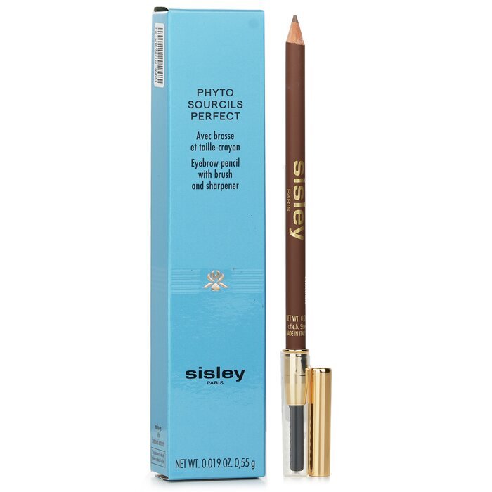 Sisley Phyto Sourcils Perfect Eyebrow Pencil (With Brush & Sharpener) - No. 02 Chatain 0.55g/0.019oz