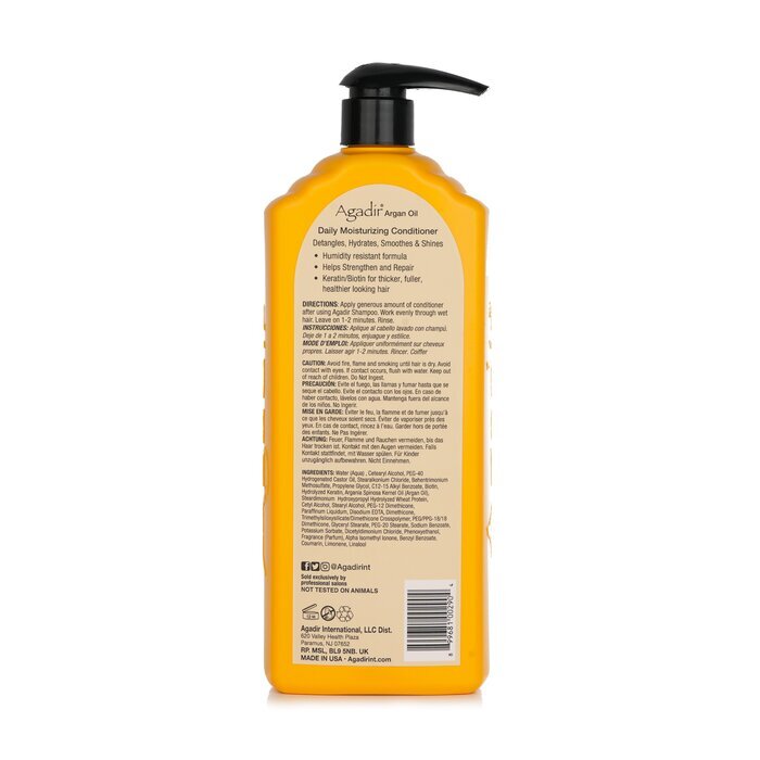 Agadir Argan Oil Daily Moisturizing Conditioner (For All Hair Types) 1000ml/33.8oz