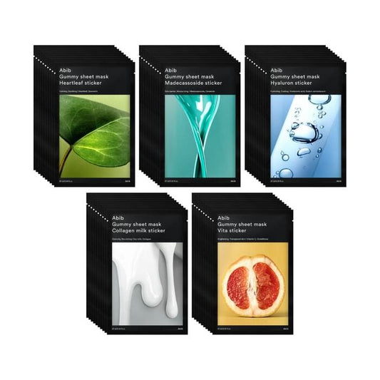 Abib Gummy Sheet Mask Heartleaf Sticker 27ml x 10pcs