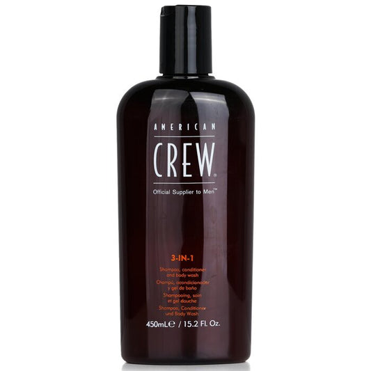 American Crew Men 3-IN-1 Shampoo, Conditioner & Body Wash 450ml/15.2oz