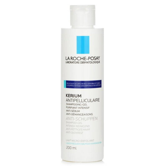 La Roche Posay Kerium Anti-Dandruff Micro-Exfoliating LHA Gel Shampoo (For Oily Scalp) 200ml/6.7oz