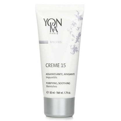 Yonka Specifics Creme 15 With Burdock - Purifying, Soothing (For Blemishes) 50ml/1.74oz