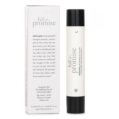 Philosophy Full Of Promise Treatment Duo For Uplifting Days & Voluminizing Nights 30ml/1oz