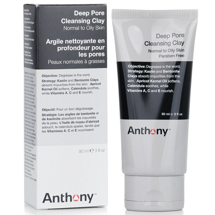 Anthony Logistics For Men Deep Pore Cleansing Clay (Normal To Oily Skin) 90g/3oz