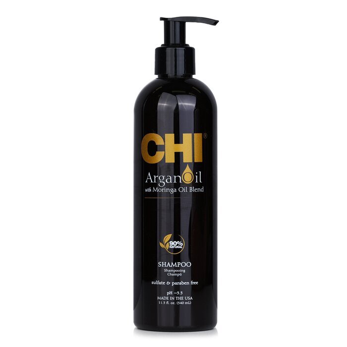 CHI Argan Oil Plus Moringa Oil Shampoo - Sulfate & Paraben Free 340ml/11.5oz