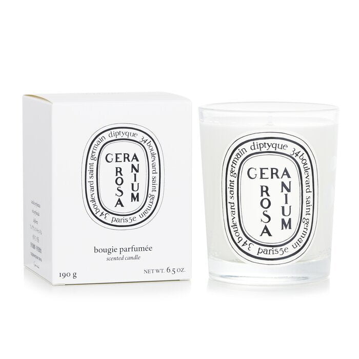 Diptyque Scented Candle - Geranium Rosa (Rose Geranium) 190g