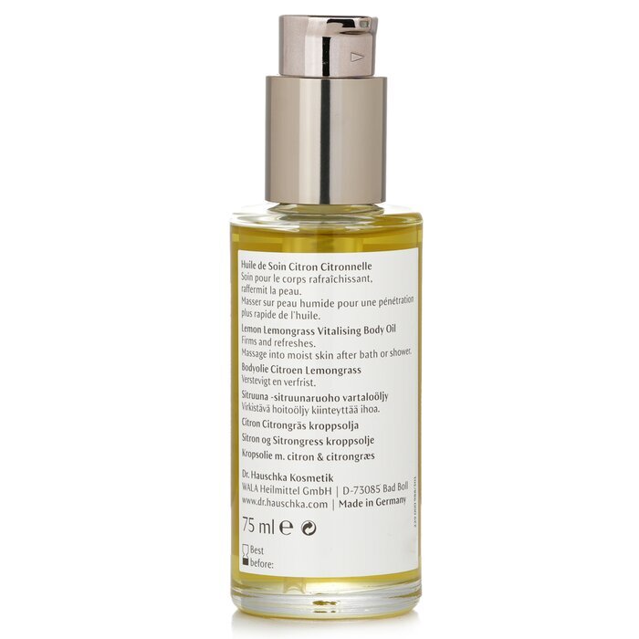 Dr. Hauschka Lemon Lemongrass Vitalising Body Oil - Firms & Refreshes 75ml/2.5oz