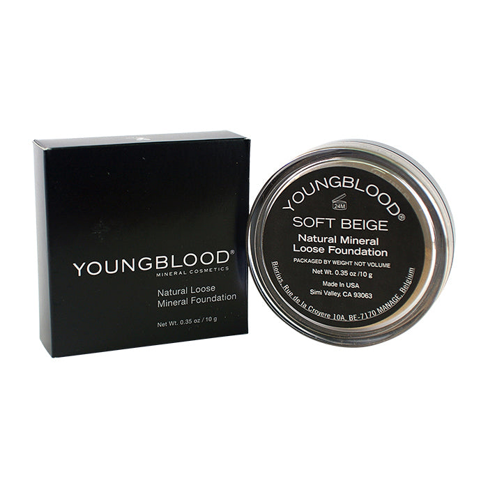 Youngblood Natural Loose Mineral Foundation - Soft Beige 10g/0.35oz