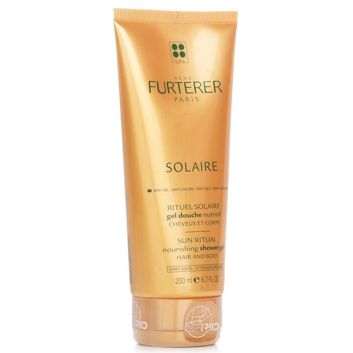 Rene Furterer Solaire Nourishing Shower Gel with Jojoba Wax (Hair and Body) 200ml/6.76oz