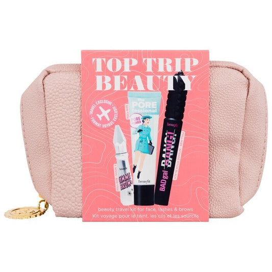 Benefit Top Trip Beauty Set Porefessional Primer 22ml/badgal Bang! Mascara 8 5gr/gimme Brow+ #3 3gr/pouch 33.5ml