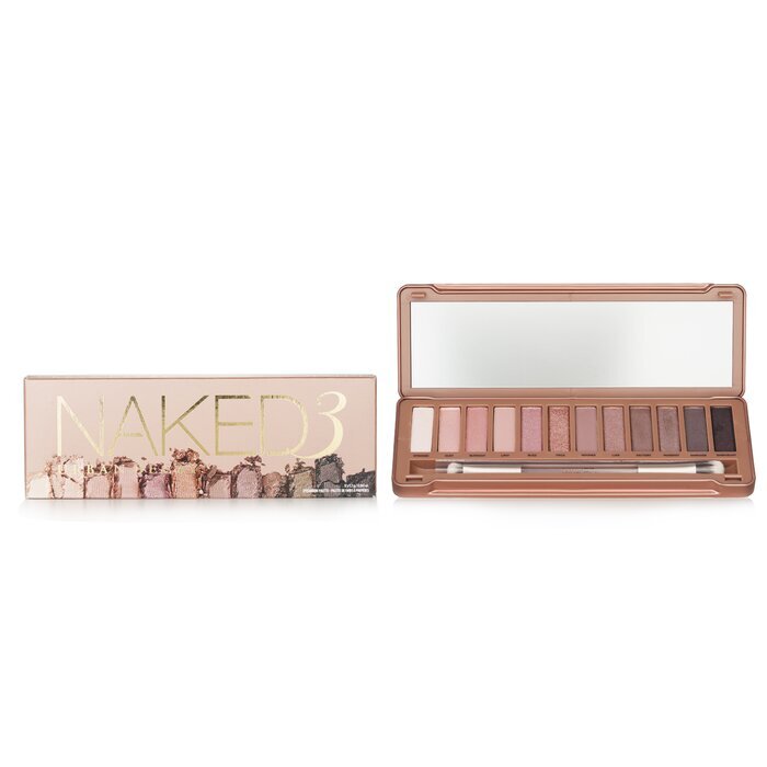 Urban Decay Naked 3 Eyeshadow Palette: 12x Eyeshadow, 1x Doubled Ended Shadow/Blending Brush