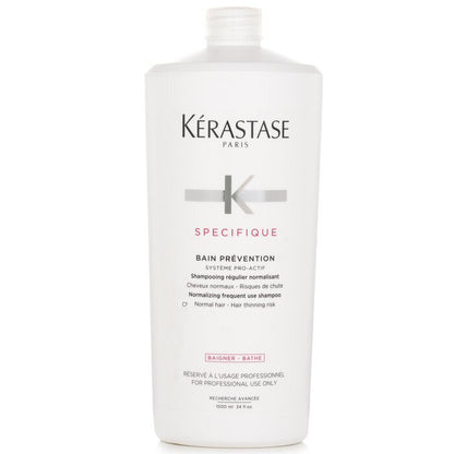 Kerastase Specifique Bain Prevention Normalizing Frequent Use Shampoo (Normal Hair - Hair Thinning Risk) 1000ml/34oz