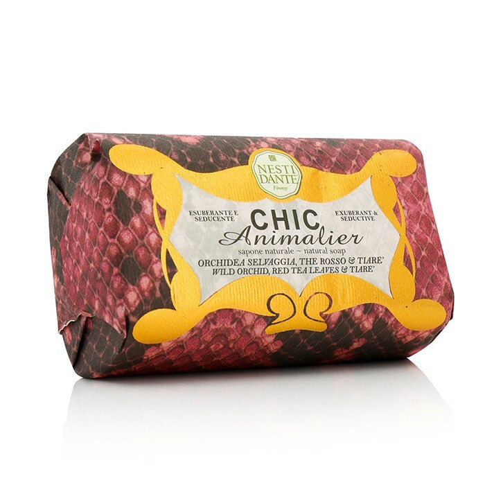 Nesti Dante Chic Animalier Natural Soap - Wild Orchid, Red Tea Leaves & Tiare 250g/8.8oz