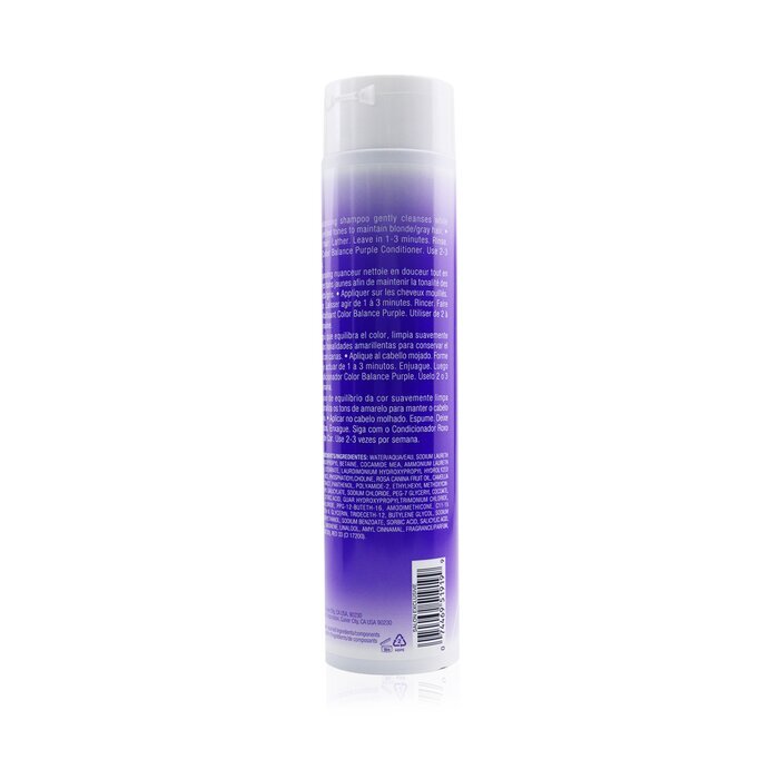 Joico Color Balance Purple Shampoo (Eliminates Brassy/Yellow Tones on Blonde/Gray Hair) 300ml/10.1oz