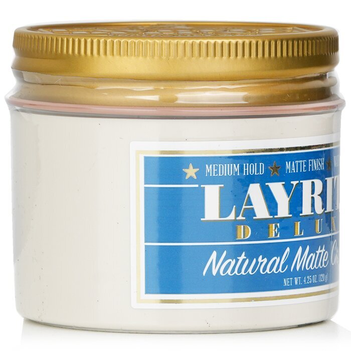 Layrite Natural Matte Cream (Medium Hold, Matte Finish, Water Soluble) 120g/4.25oz