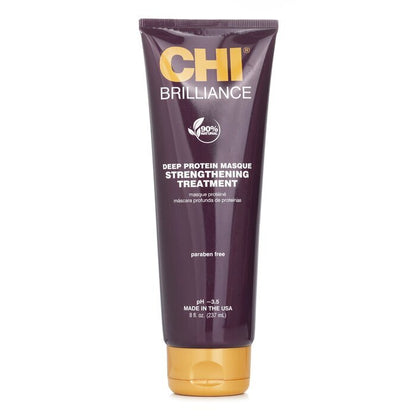 CHI Deep Brilliance Olive & Monoi Deep Protein Masque Strengthening Treatment 237ml