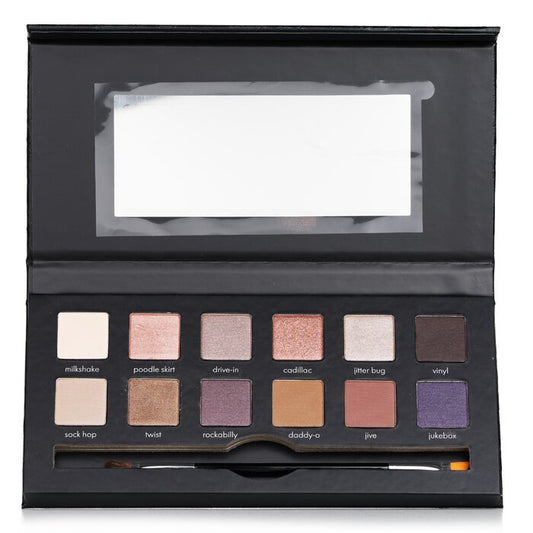 YBF Beauty Rock The Croc Eyeshadow Palette (12x Eyeshadow, 1x Double Ended Eyeshadow Brush) 12x0.8g/0.03oz