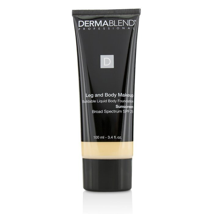 Dermablend Leg and Body Make Up Buildable Liquid Body Foundation Sunscreen Broad Spectrum SPF 25 - #Fair Nude 0N 100ml/3.4oz