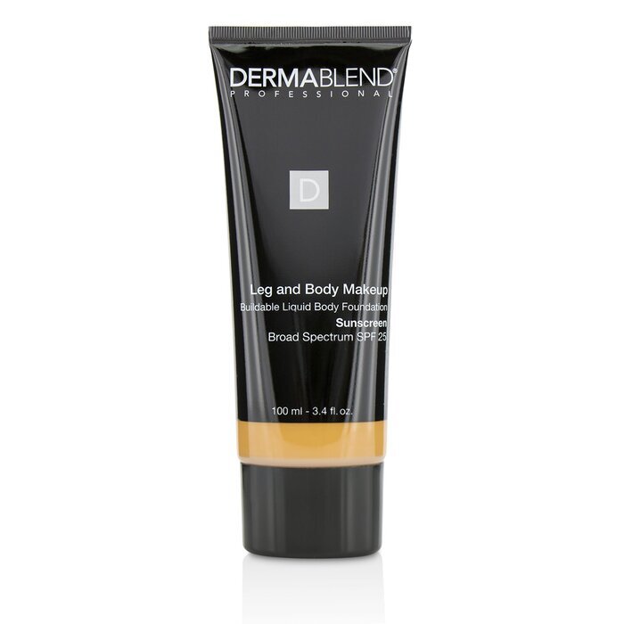 Dermablend Leg and Body Make Up Buildable Liquid Body Foundation Sunscreen Broad Spectrum SPF 25 - #Medium Bronze 45N 100ml/3.4oz