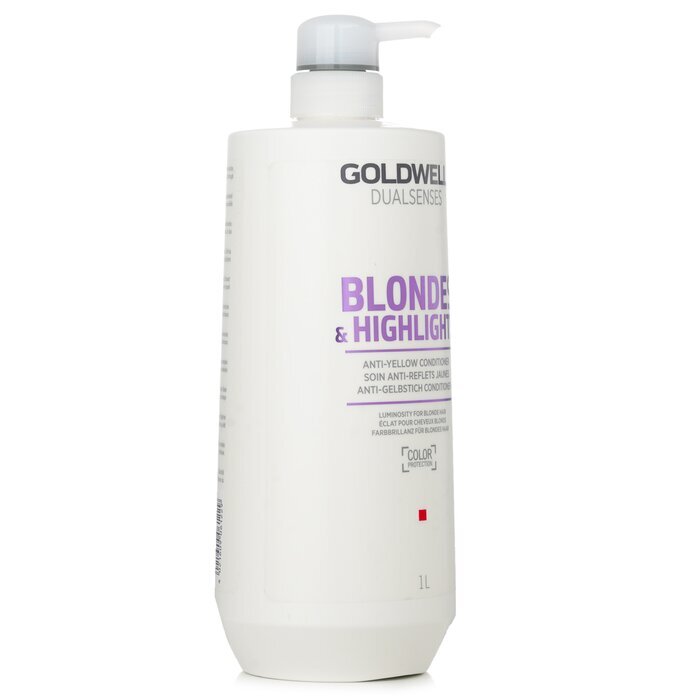 Goldwell Dual Senses Blondes & Highlights Anti-Yellow Conditioner (Luminosity For Blonde Hair) 1000ml/33.8oz