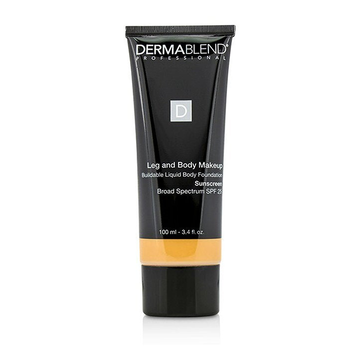 Dermablend Leg and Body Make Up Buildable Liquid Body Foundation Sunscreen Broad Spectrum SPF 25 - #Medium Golden 40W 100ml/3.4oz