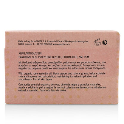 Apivita Natural Soap With Rose & Black Pepper 125g/4.41oz