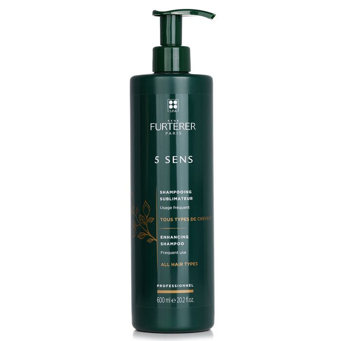 Rene Furterer 5 Sens Enhancing Shampoo - Frequent Use, All Hair Types (Salon Product) 600ml/20.2oz