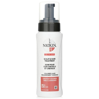 Nioxin Diameter System 4 Scalp & Hair Treatment (Colored Hair, Progressed Thinning, Color Safe) 200ml/6.76oz