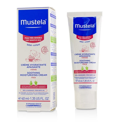 Mustela Soothing Moisturizing Cream For Face - For Very Sensitive Skin 40ml/1.35oz