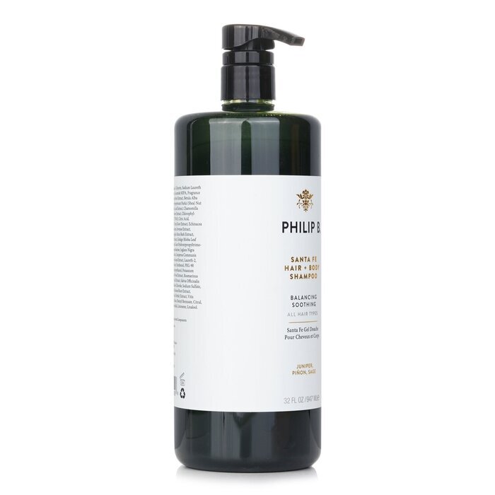 Philip B Santa Fe Hair + Body Wash (Balancing Soothing - All Hair Types) 947ml/32oz