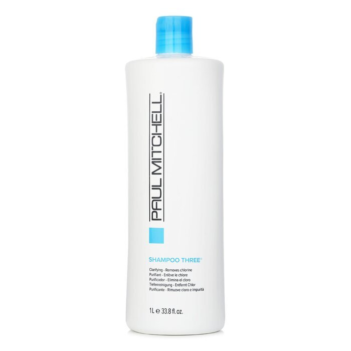 Paul Mitchell Shampoo Three (Clarifying - Removes Chlorine) 1000ml/33.8oz