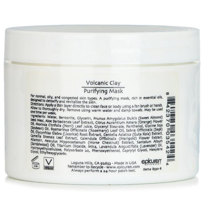 Epicuren Volcanic Clay Purifying Mask - For Normal, Oily & Congested Skin Types 250ml/8oz