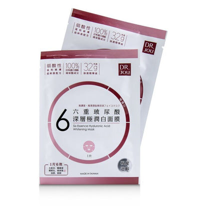 DR. JOU (By Dr. Morita) Six Essence Hyaluronic Acid Whitening Mask 7pcs