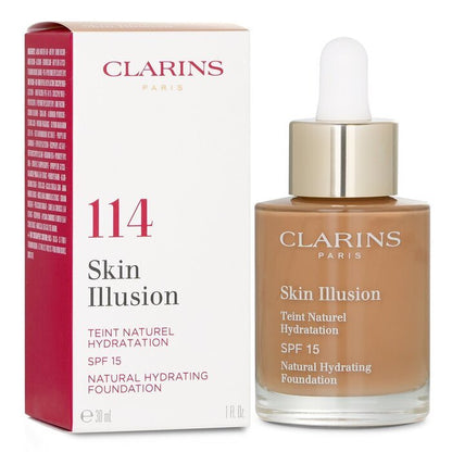 Clarins Skin Illusion Natural Hydrating Foundation SPF 15 # 114 Cappuccino 30ml/1oz