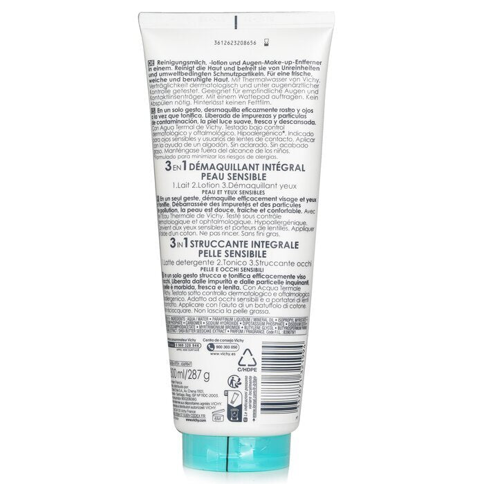 Vichy Purete Thermale 3 In 1 One Step Cleanser (For Sensitive Skin) 300ml/10.1oz