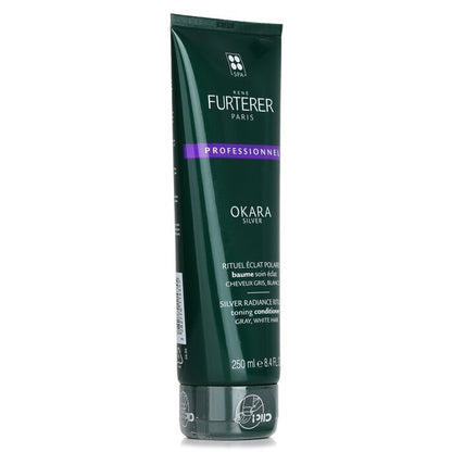 Rene Furterer Okara Silver Silver Radiance Ritual Toning Conditioner - Gray, White Hair (Salon Product) 250ml/8.4oz