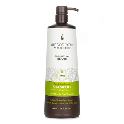 Macadamia Natural Oil Professional Weightless Repair Shampoo (Baby Fine to Fine Textures) 1000ml/33.8oz