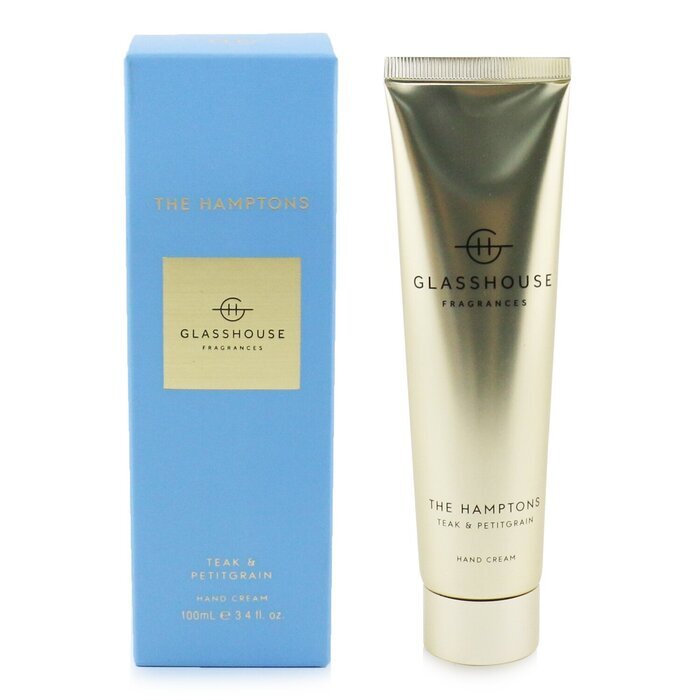 Glasshouse Hand Cream - The Hamptons (Teak & Petitgrain) 100ml/3.4oz