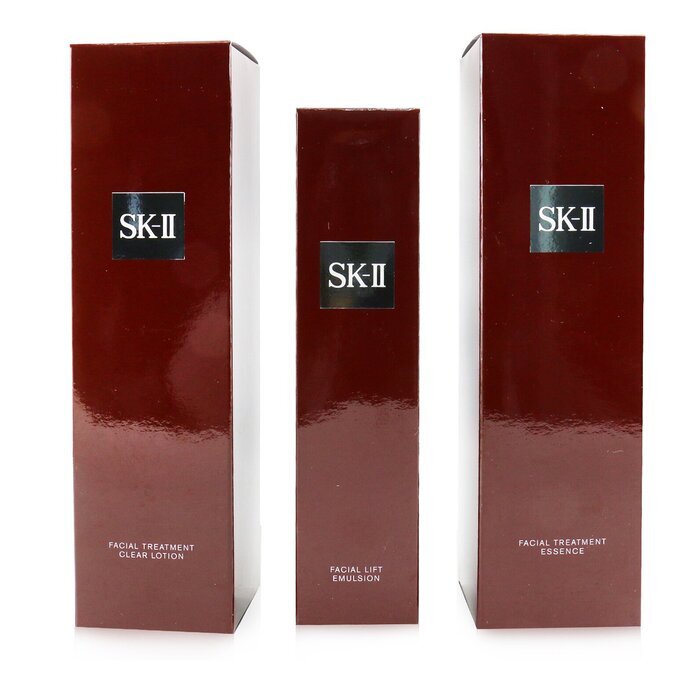 SK II Pitera Deluxe Hydrating  3-Pieces Set: Facial Treatment Essence 230ml + Facial Lift Emulsion 100g + Facial Treatment Clear Lotion 230ml 3pcs