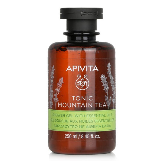 Apivita Tonic Mountain Tea Shower Gel With Essential Oils 250ml/8.45oz