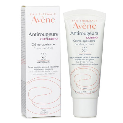 Avene Antirougeurs DAY Soothing Cream SPF 30 - For Dry to Very Dry Sensitive Skin Prone to Redness 40ml/1.3oz