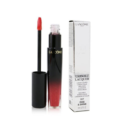 Lancome L'Absolu Lacquer Buildable Shine & Color Longwear Lip Color - # 317  Rise Shine 8ml/0.27oz