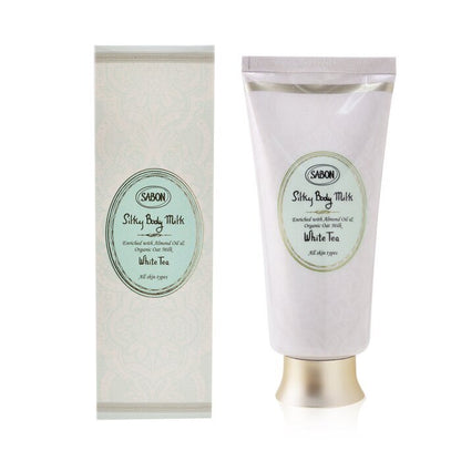 Sabon Silky Body Milk - White Tea 200ml